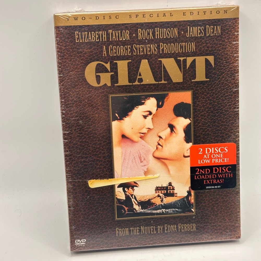 NEW Giant Two-Disc Special Edition DVD Elizabeth Taylor Rock Hudson James Dean